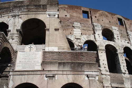 The Colosseum in the Middle Ages